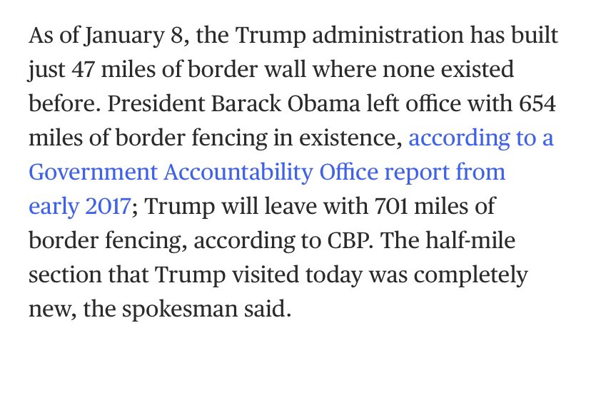 Yo_se_tu's tweet photo. @ChicagoBeerSnob @ActionDemocrat @Dave54251550 @NRO Well, Trump DID make Mexico pay $15 billion to wall the entire southern border. It’s not like he SAID he’d do that, but instead stole billions of our tax dollars &amp; built <50 miles of new “wall.” That would be crazy! NO ONE would support him if he did that! Can you even imagine? https://t.co/V5XeXqpDTo