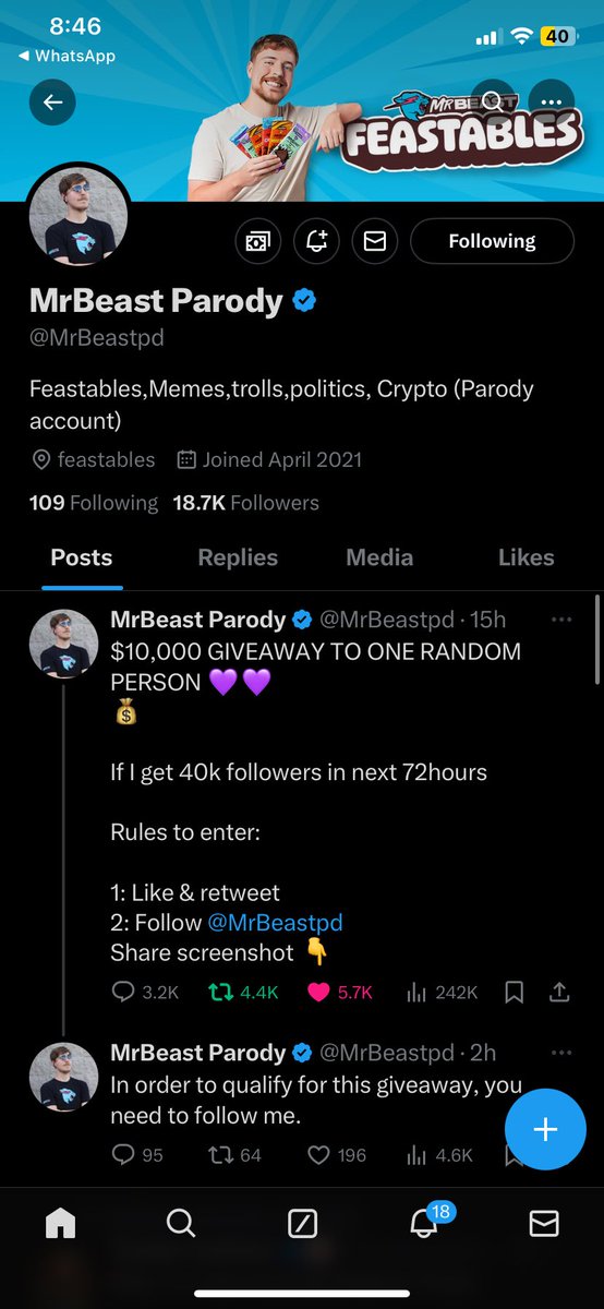 Karanonmac's tweet photo. @MrBeastpd Done ✅ https://t.co/i30kPjjUq4