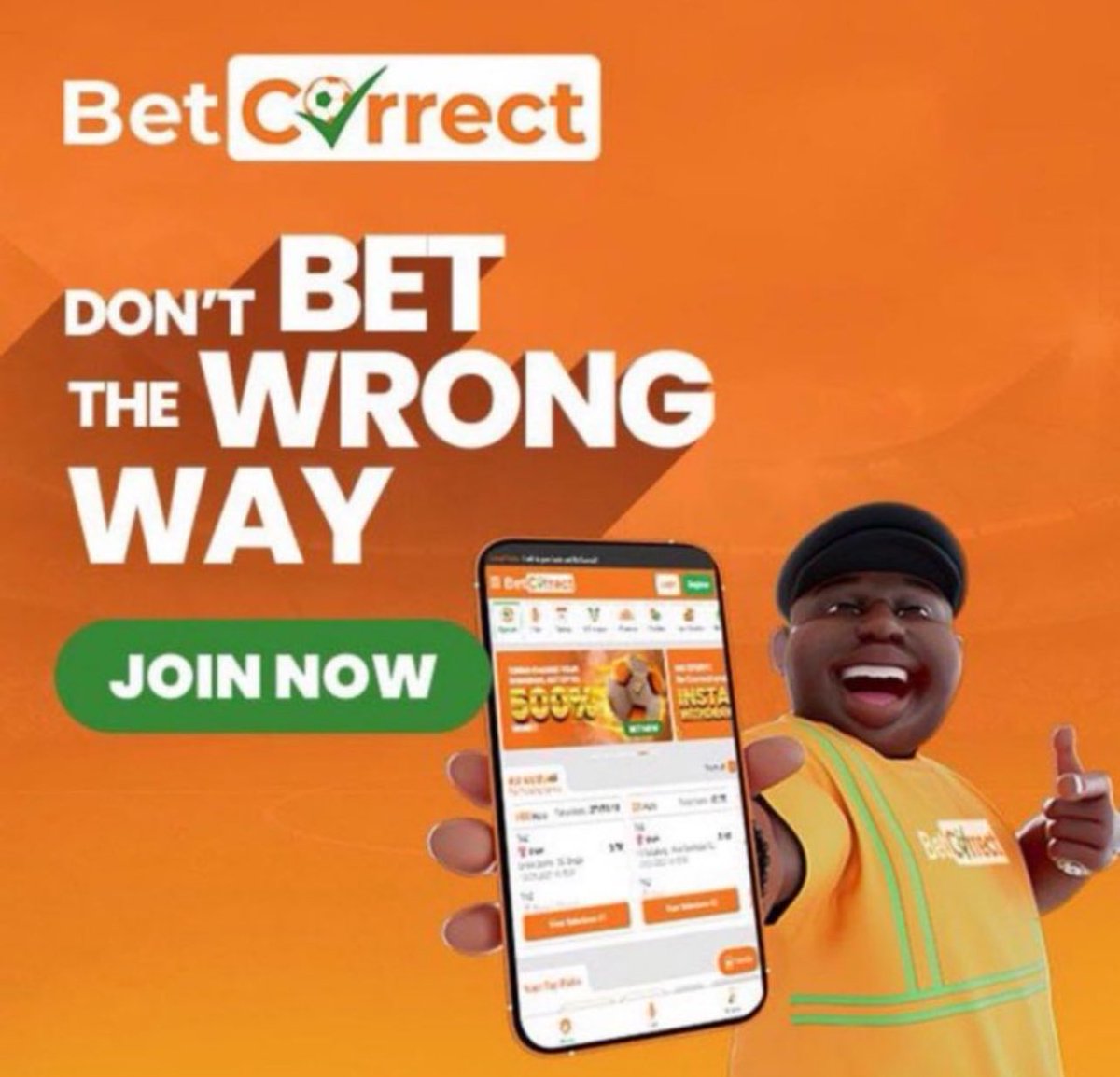 Morayoorr's tweet photo. Over 1.5 on @BetcorrectNG
Code: 7TMNIM
You donβt have account on betcorrect?
Register Belowπππ
Sign up here π https://t.co/LDc7V1nayC
#ACkwabaToTheFinal https://t.co/eOlYv6imk6