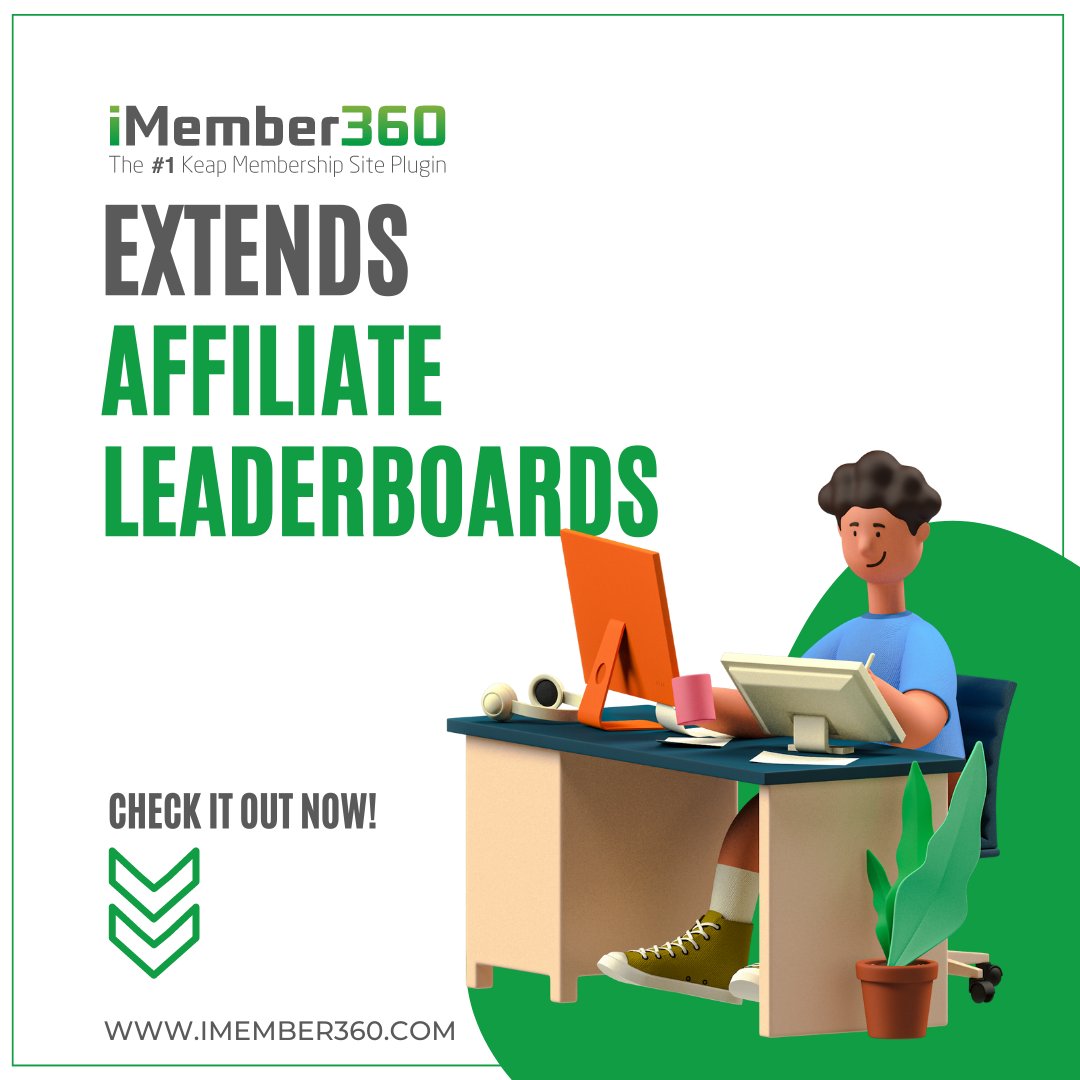📊🚀 Boost your affiliate sales with iMember360's feature - Affiliate Leaderboards! Designed to work seamlessly with Keap #iMember360 #AffiliateLeaderboards #Keap #WordPress #AffiliateSales #Features #Affiliate