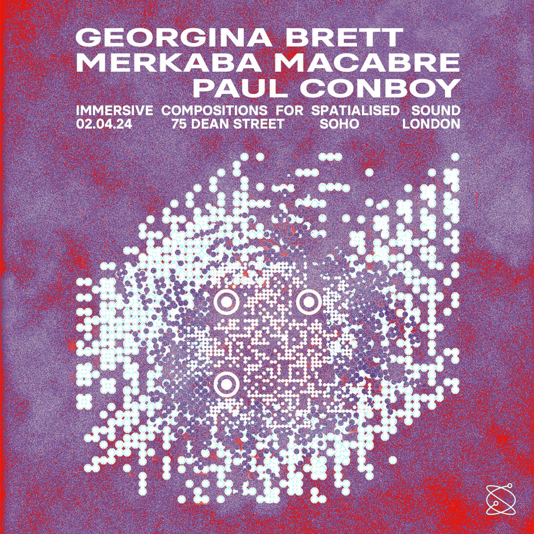 2nd April – <a href="/tuesdayspost/">Tuesdays Post</a> present Live Progressive Ambient. A fully #immersive event with 3 composers writing integrated #spatialaudio pieces for a unique and state-of-the-art space by <a href="/SouthbyProd/">Southby Productions</a> feat. <a href="/georginabrett/">georgina brett</a> <a href="/merkabamacabre/">Merkaba Macabre</a> <a href="/conboymusic/">ConBoy</a> at All is Joy, 75 Dean St