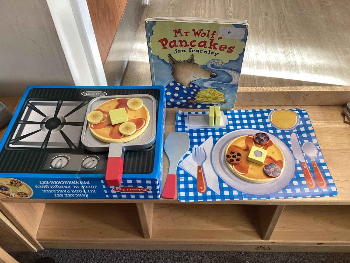 bankier_nursery's tweet image. This months special story is ‘Mr Wolf’s Pancake’s’. We have a special pancake resources for the children 
to retell the story. 🥞 🐺
@HaughtonElaine #specialstories #earlyliteracy