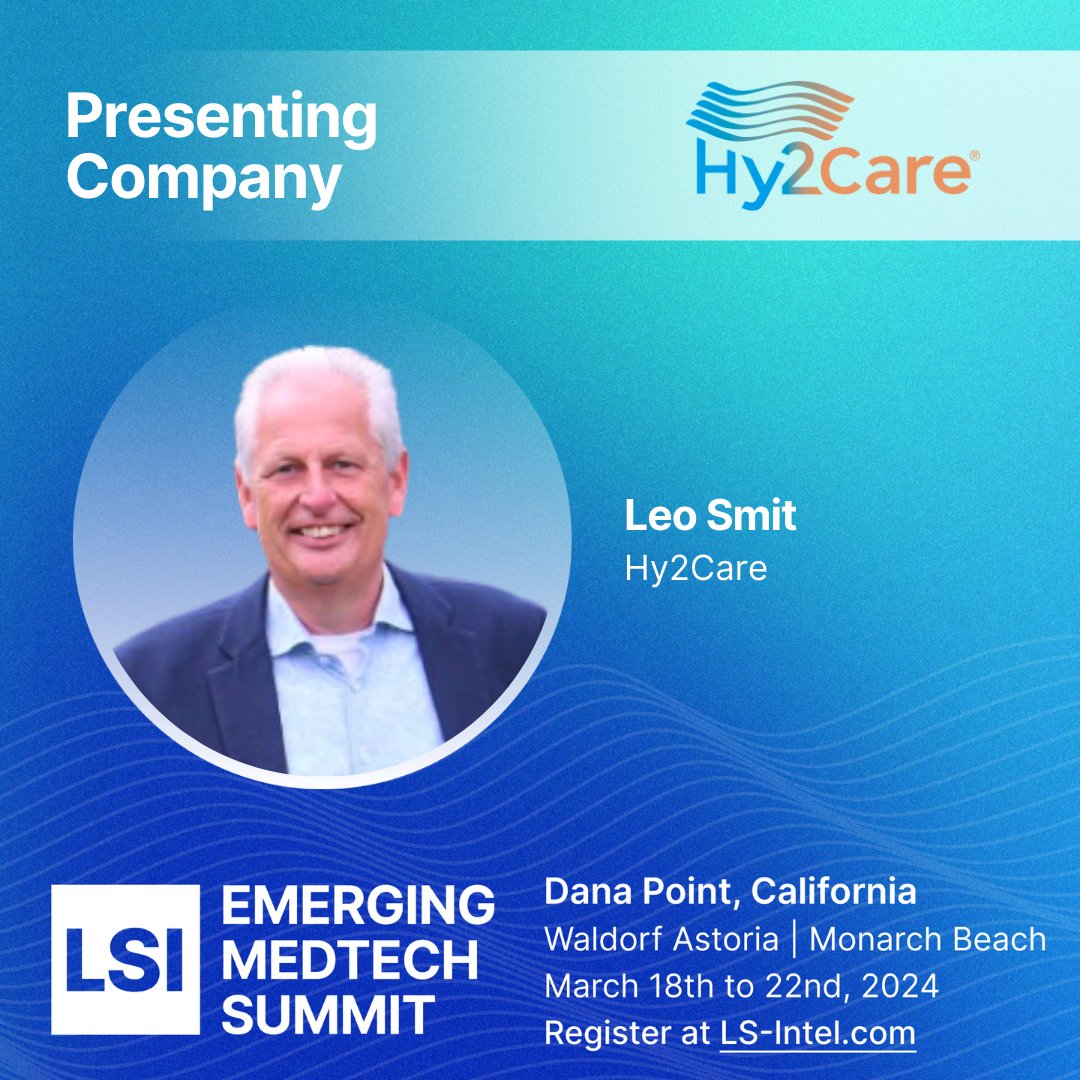 During the LSI USA '24 event in California, CEO Hy2Care Leo Smit will share the story of Hy2Care's CartRevive™ hydrogel implant for optimal cartilage repair in the knee. If you are interested in meeting Leo, please contact us.
<a href="/lsintelligence/">LSI - Life Science Intelligence™</a> #LSIUSA24