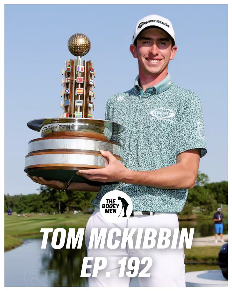 Podcast with @tommckibbin8 is live! The @Holywoodgc1904 star sat down with Jonny for a brief conversation around his rookie year on the @DPWorldTour , his first victory & goals for the 2024 season. Jonny also shares the nickname we have for Tom, 'The Kid'. 🍏 -
