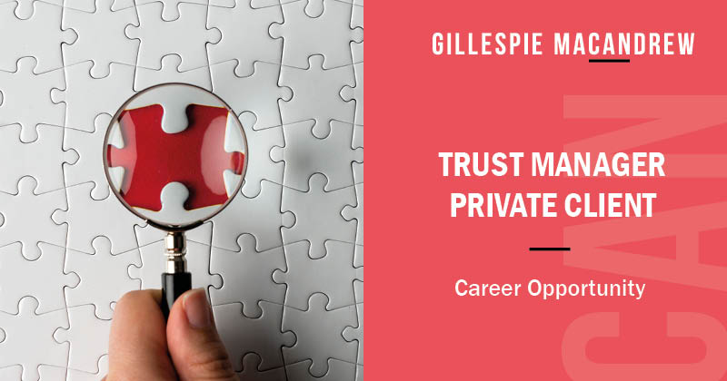 Are you an experienced Trust Manager seeking a new opportunity? We have an opening in our market-leading private client team based in Edinburgh for a candidate to carry out and manage trust and charity administration. All the details can be found here: ow.ly/wK1x50QyQre