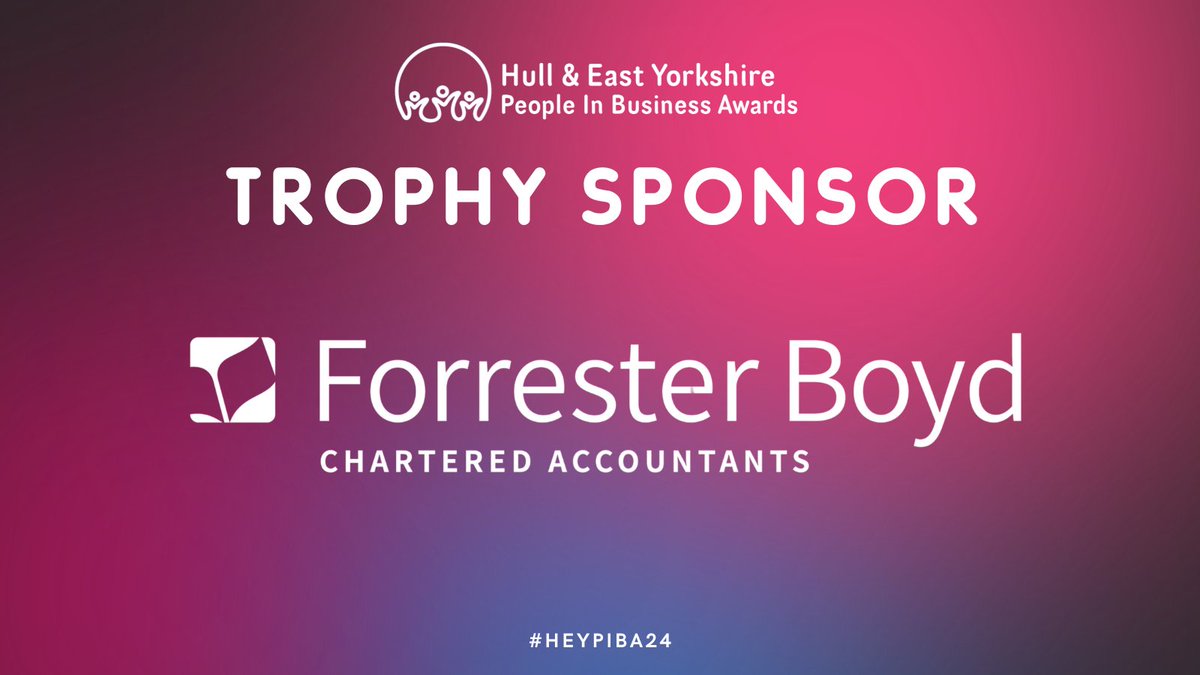 🏆 #HEYPIBA24 🏆 A big thank you to Forrester Boyd Chartered Accountants for being our trophy sponsor for #HEYPIB24. The incredible team will be providing a tangible memento from the event 👏🥂 #PIBA #Hull #EastRiding #Sponsor #Support #HEYPIBA #2024