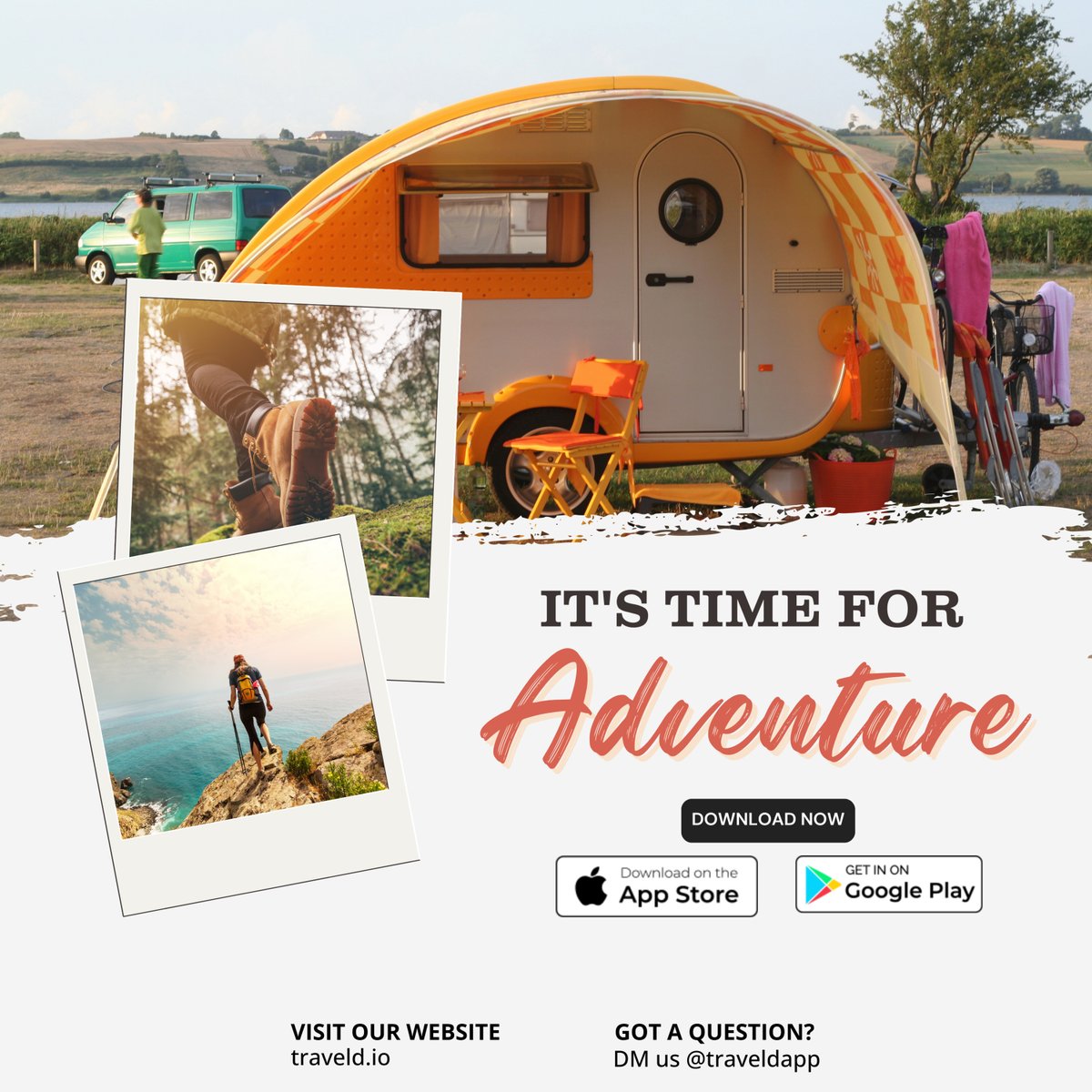 traveldapp's tweet photo. Ready to turn wanderlust into reality? Download now and kickstart your adventure exploring fascinating places with Traveld app! 🗺️ It's time to embrace the thrill of discovery. 

Visit our website for more info and DM us @traveldapp for any questions. Let the journey begin! https://t.co/w7Olwt3S74