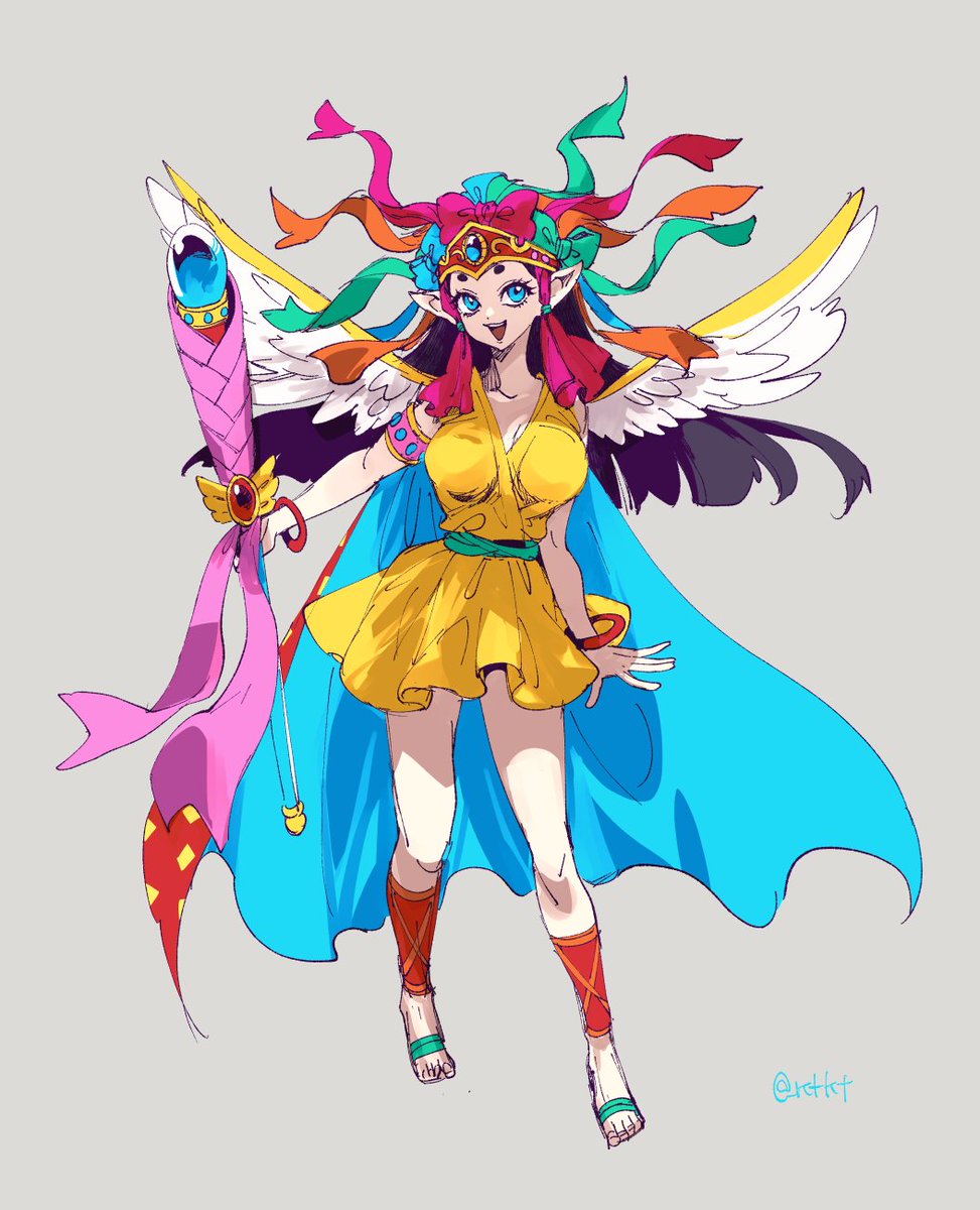 色つけた　派手でかわいい