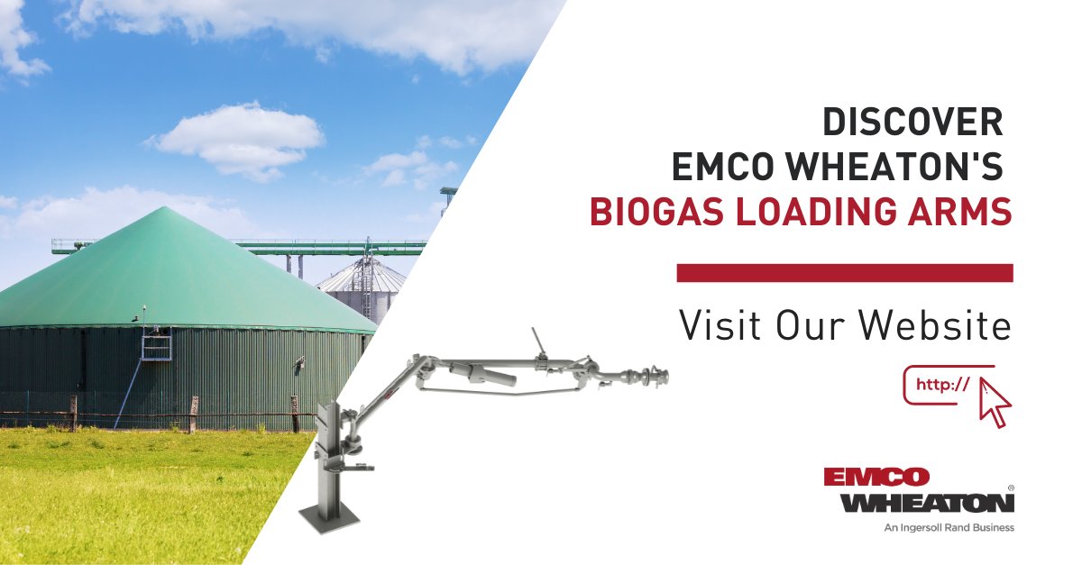 EmcoWheaton's tweet image. ✅ emcowheaton.com/en/biogas-load… 

Visit our website to learn more about Emco Wheaton Renewable Natural Gas (RNG) solutions.

#LeanOnUs #EmcoWheaton #MarineLoadingArms #LandLoadingArms #BottomLoadingArms #MakeLifeBetter #biogas #biomethane #RenewableNaturalGas #RNG