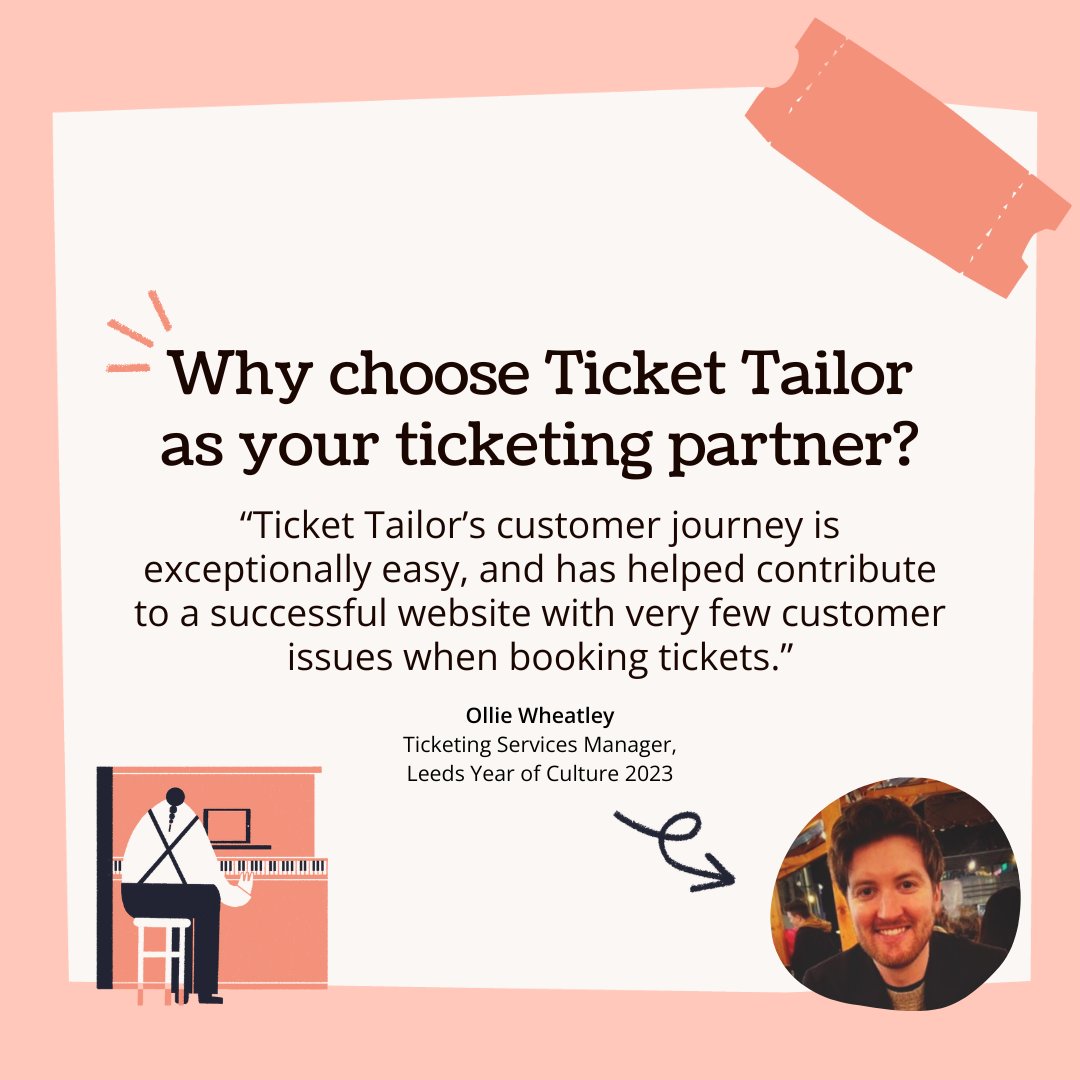 For 12 incredible months, Leeds has become a vibrant hub of creativity and diversity 🎭 Ever wondered how such a cultural extravaganza comes to life? Dive into our blog for insights from Ollie, Leeds 2023’s Ticketing Services Manager 👇 tickettailor.com/blog/a-melting…
