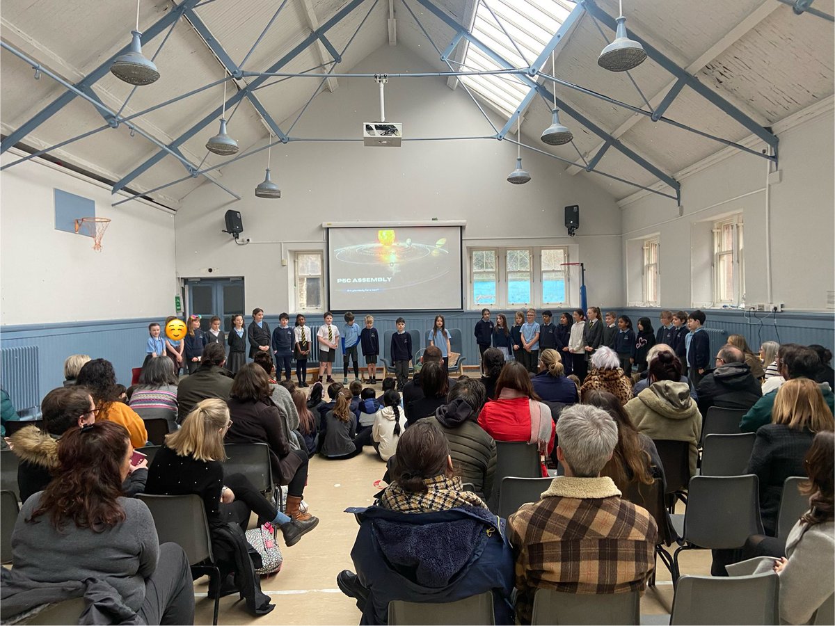 LangsidePri's tweet photo. Well done to P5c on their wonderful Space Assembly! Thank you to families for joining us in celebrating all their amazing work! 🚀⭐️🌍 https://t.co/7Bg2jllPuP