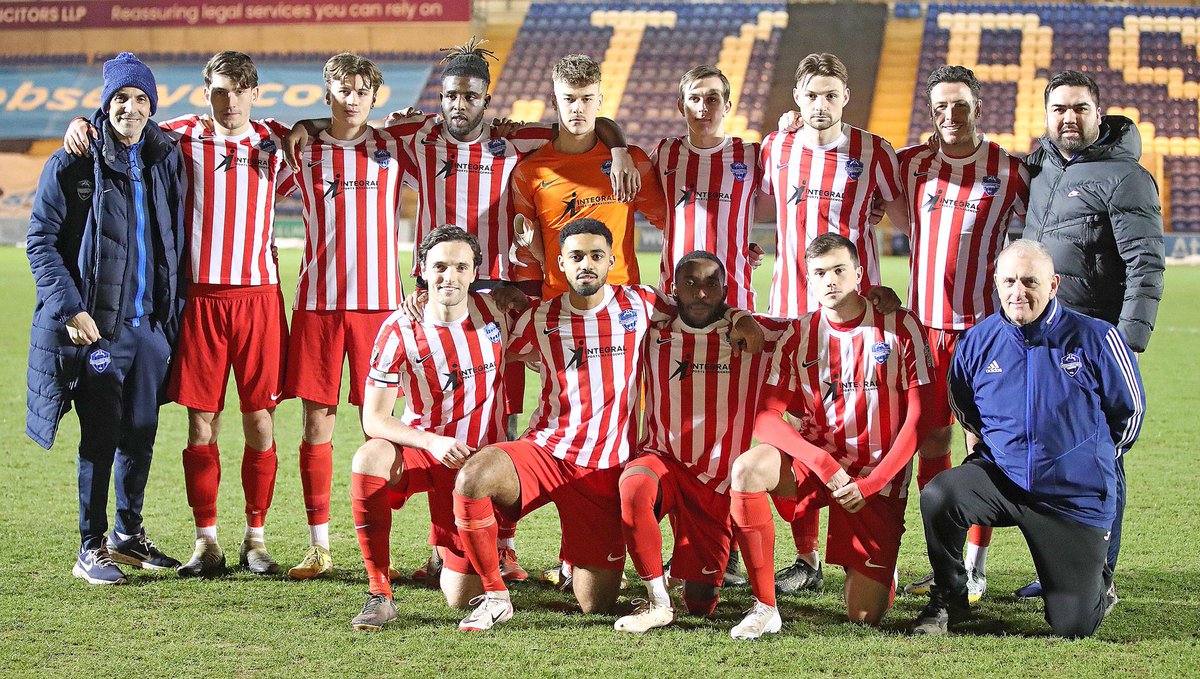 Played for the club since 6 years old and last night I got to lead little old Buckhurst Hill out at Colchester and it was an absolute honour💙🖤. Not the result we wanted but beyond proud of everyone involved. 🦌🦌