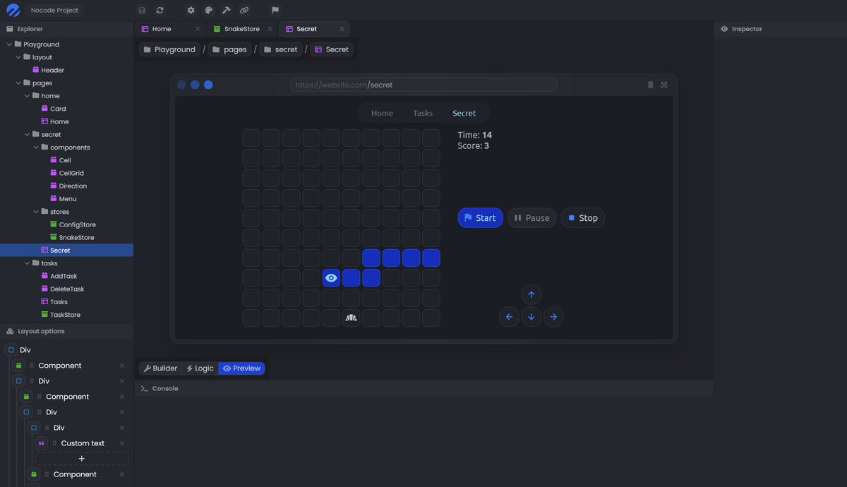 HugoAttal's tweet image. Yesterday, I showcased a demo of @LunaParkHQ, with an actual working snake game 🐍 WITHOUT ANY CODE! And guess what: it&apos;s super performant ✨!

#NoCode #VisualScripting
