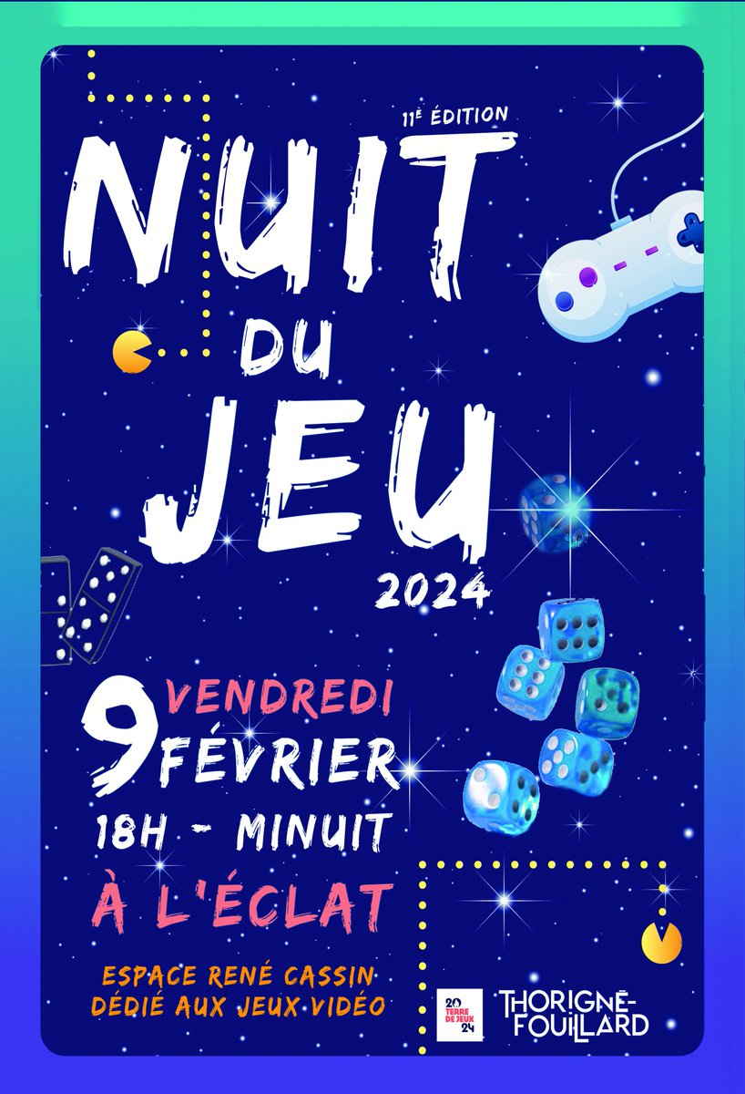 3 Hit Combo (@3hitcombo) on Twitter photo Nous serons présents pour animer l'espace jeu vidéo de la nuit du jeu à Thorigné-Fouillard ce vendredi 9 février ! Plein de jeux multijoueurs : indés avec <a href="/toasterball/">Toasterball 🍞🥎</a> ou <a href="/UnspottableGame/">Unspottable Game</a> , grands classiques et retrogaming, de Bomberman à Mario Kart... Gratuit ! <a href="/TF35235/">Ville de Thorigné-Fouillard</a> Nous serons présents pour animer l'espace jeu vidéo de la nuit du jeu à Thorigné-Fouillard ce vendredi 9 février ! Plein de jeux multijoueurs : indés avec <a href="/toasterball/">Toasterball 🍞🥎</a> ou <a href="/UnspottableGame/">Unspottable Game</a> , grands classiques et retrogaming, de Bomberman à Mario Kart... Gratuit ! <a href="/TF35235/">Ville de Thorigné-Fouillard</a>