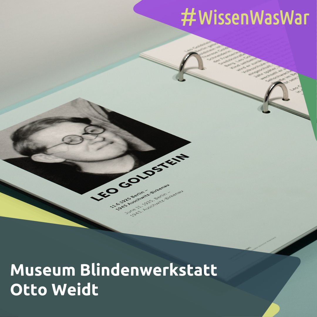 Das Museum #Blindenwerkstatt #OttoWeidt erzählt von den unermüdlichen Bemühungen des Kleinfabrikanten, seine jüdischen Arbeiter*innen vor der NS-Verfolgung und Deportation zu schützen. Alle Angebote des Museums finden Sie hier: t1p.de/ftszj #WissenWasWar