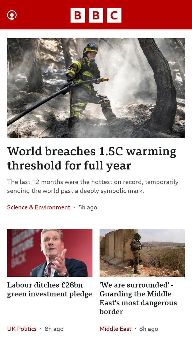 Alex Whitcroft (@alexwhitcroft) on Twitter photo When I thought <a href="/UKLabour/">The Labour Party</a> couldn't get limper on environment
theguardian.com/politics/2024/…
On same day world 1.5C threshold crossed
x.com/sianberry/stat… <a href="/GNDRising/">Green New Deal Rising</a> <a href="/sianberry/">Sian Berry</a>
Who's going to vote for a party who's 1 consistent feature is diligently avoiding standing for anything? When I thought <a href="/UKLabour/">The Labour Party</a> couldn't get limper on environment
theguardian.com/politics/2024/…
On same day world 1.5C threshold crossed
x.com/sianberry/stat… <a href="/GNDRising/">Green New Deal Rising</a> <a href="/sianberry/">Sian Berry</a>
Who's going to vote for a party who's 1 consistent feature is diligently avoiding standing for anything?