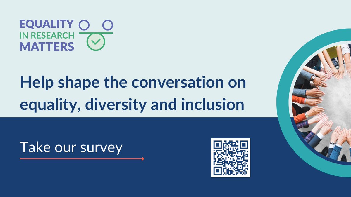 📢Your voice matters! We're working with the @EthnicHealthRes to organise seminars on equality, diversity and inclusion of underrepresented groups. Take our survey to tell us which topics matter most to you: 🔗tinyurl.com/edi-seminar-su… #EqualityInResearchMatters @kamleshkhunti