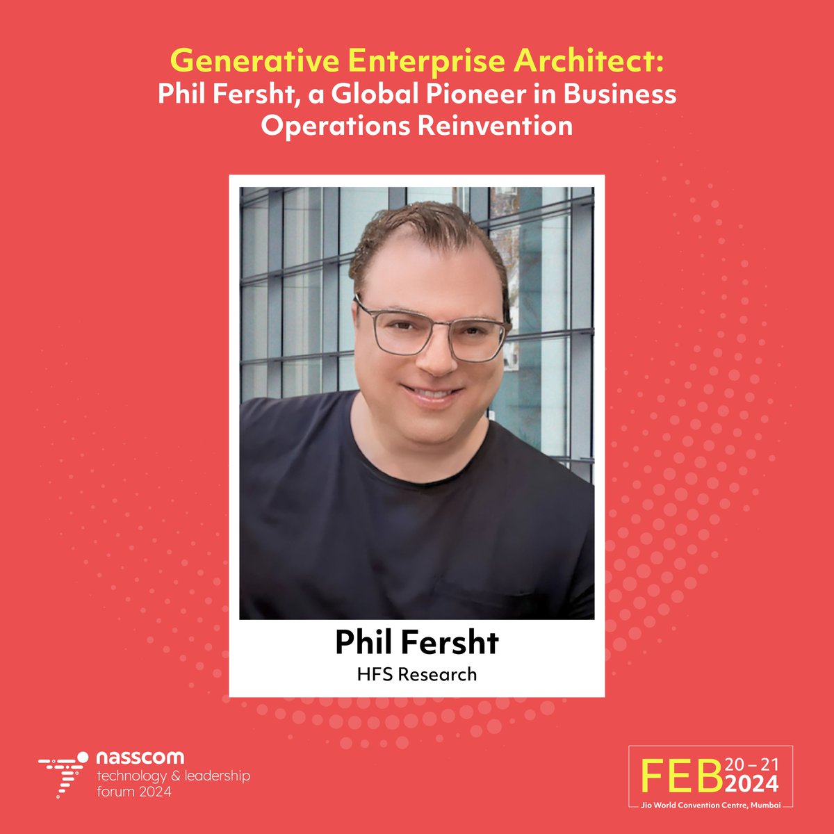NasscomEvents's tweet photo. Get ready to meet @pfersht, CEO & Chief Analyst, @HFSResearch at the 32nd #NTLF and unlock the power of technology-driven transformations and global talent optimization.
Let's dive into the world of #GenerativeEnterprise and embrace AI's game-changing potential.
Register NOW: https://t.co/cU5OzweO0t
Feb 20-21, 2024 | Jio World Convention Centre, Mumbai
#ShapingTheTechade #NTLF #AIRevolution #InnovationNation #DigitalTransformation #AI #Innovation #Technology #Leadership #Event #Conference #Mumbai #India