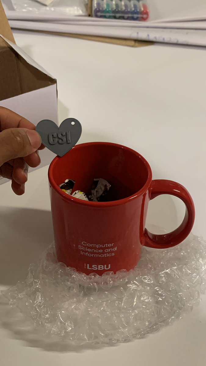 Just completed an NSS talk for <a href="/LSBU/">London South Bank University - LSBU</a> School of Engineering and <a href="/SafiaBarikzai/">Dr Safia Barikzai</a> gifted me this amazing Computer Science gift! 🎁💫🌟⭐️ Thank you 🙏🏾