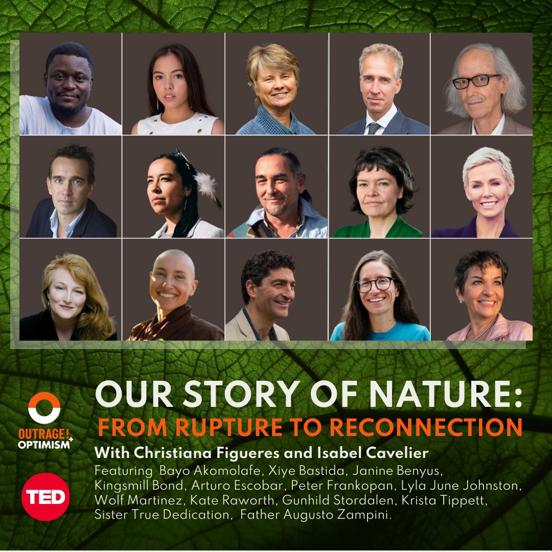 Launching today! I weigh in on #OurStoryofNature, a new miniseries with @cfigueres and @isabelcavelier. It explores how humanity’s fundamental relationship with the rest of nature shapes our world. Created by @OutrageOptimism and available wherever you get your podcasts.