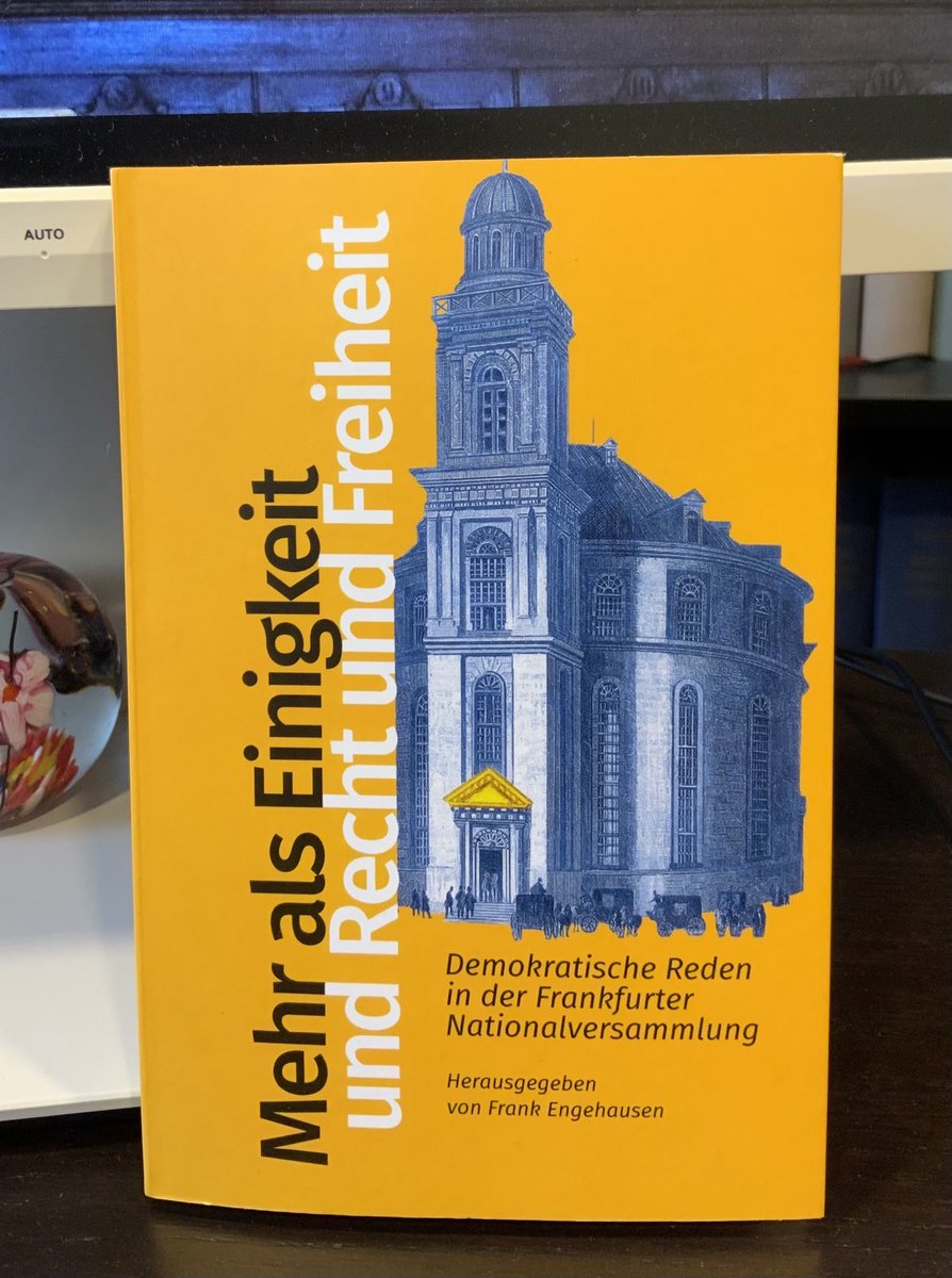 Ich habe mich sehr gefreut, an der edition paulskirche mitarbeiten und Reden der Demokraten aus der Nationalversammlung 1848/49 in einem kleinen Band zusammenstellen zu dürfen. Er ist heute erschienen: