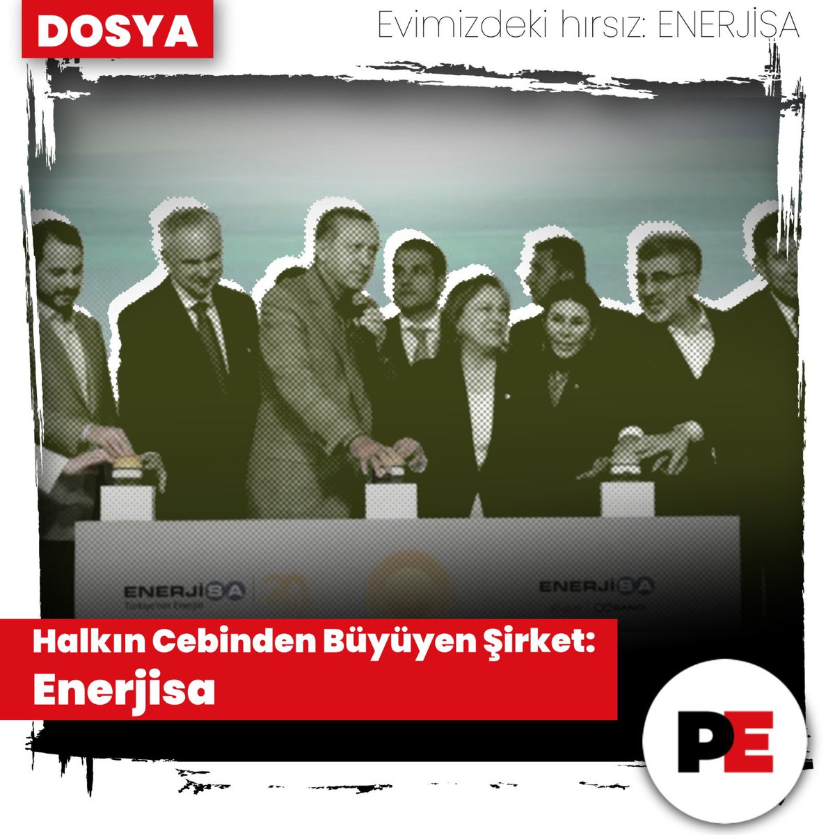 pensendeyiz's tweet photo. ❓Enerjisa halkın cebinden nasıl büyüdü?

AKP iktidarında elektrik dağıtımı yok pahasına özel şirketlere satıldı. Devletin, yani halkın olan elektrik santralleri, şimdi halka fahiş fiyatlarla elektrik satmak için kullanılıyor.

2008-2013 yılları arasında devlet, elektrik dağıtım ve satış alanından tamamen çekildi.

21 kamu şirketinin toplam özelleştirme bedeli: 12 milyar 914 milyon dolar oldu! 

Patronların Ensesindeyiz’in özel dosyası “Evimizdeki Hırsız: #Enerjisa”, enerjide büyük yağmayı ele alıyor!

👇🏻
https://t.co/SrltBxOhr1