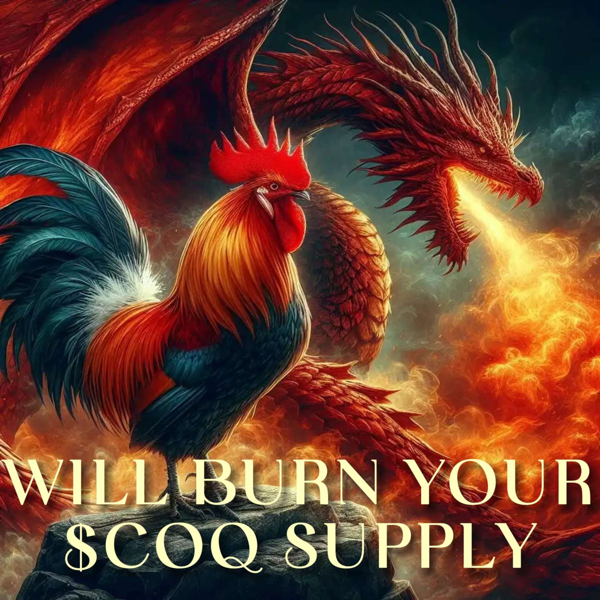 DragonFireAvax's tweet photo. 🐔#bokbok nice @CoqInuAvax 

🐉For every $DRGN transaction 0.5% $COQ will autoburn forever.

❤️Whitelisted Top &amp; long-term holders of $COQ

#MemeBurner #DragonFire #oneforeightforone

Coqinu's Whisper, Dragonfire's Roar – Together, igniting the world's core! https://t.co/ml8XV1VbFA