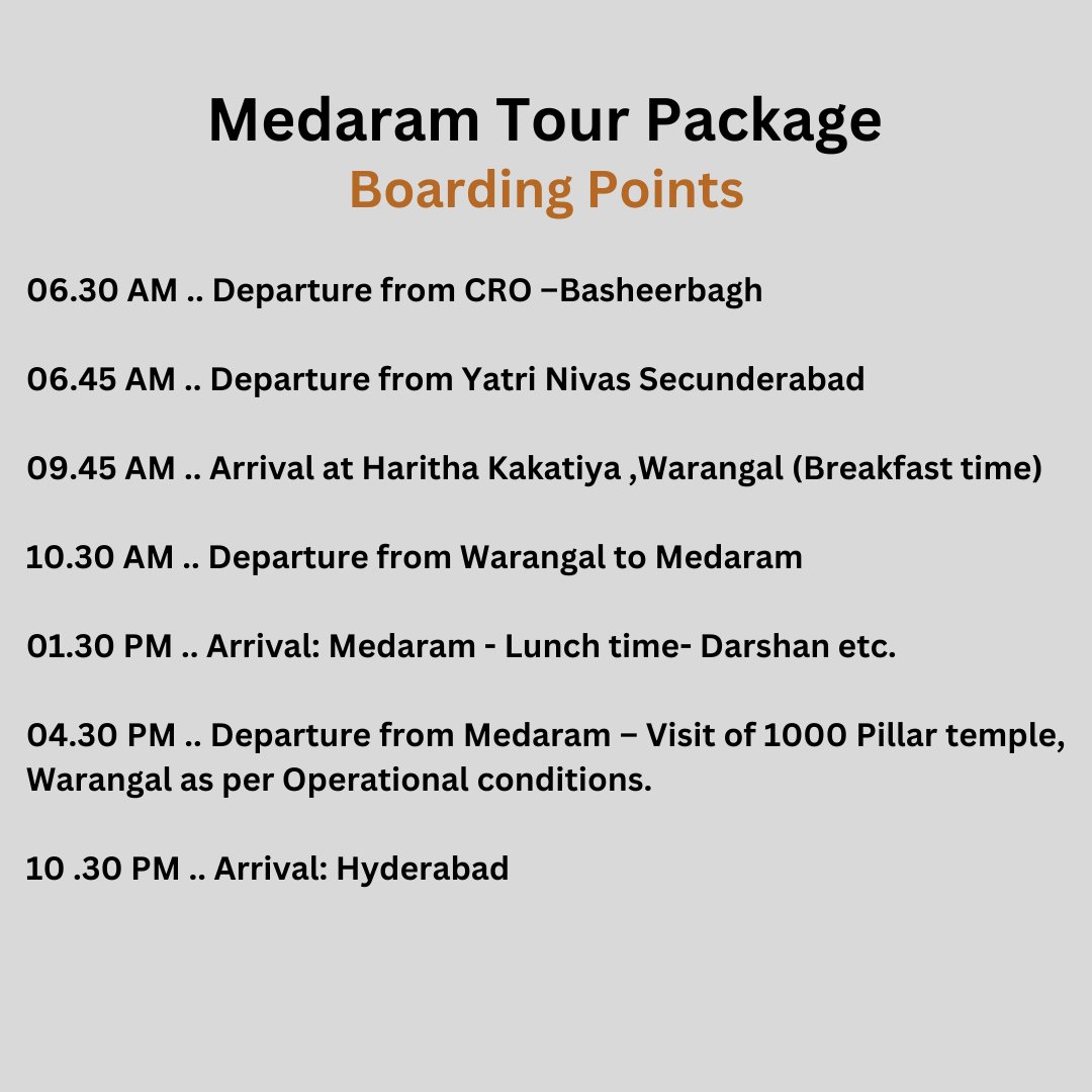 Hyderabad Medaram Tour Package Bookings Available
#hyderabad  #Medaramjathara #telanganatourism #February #Sammaka #Saaralamma