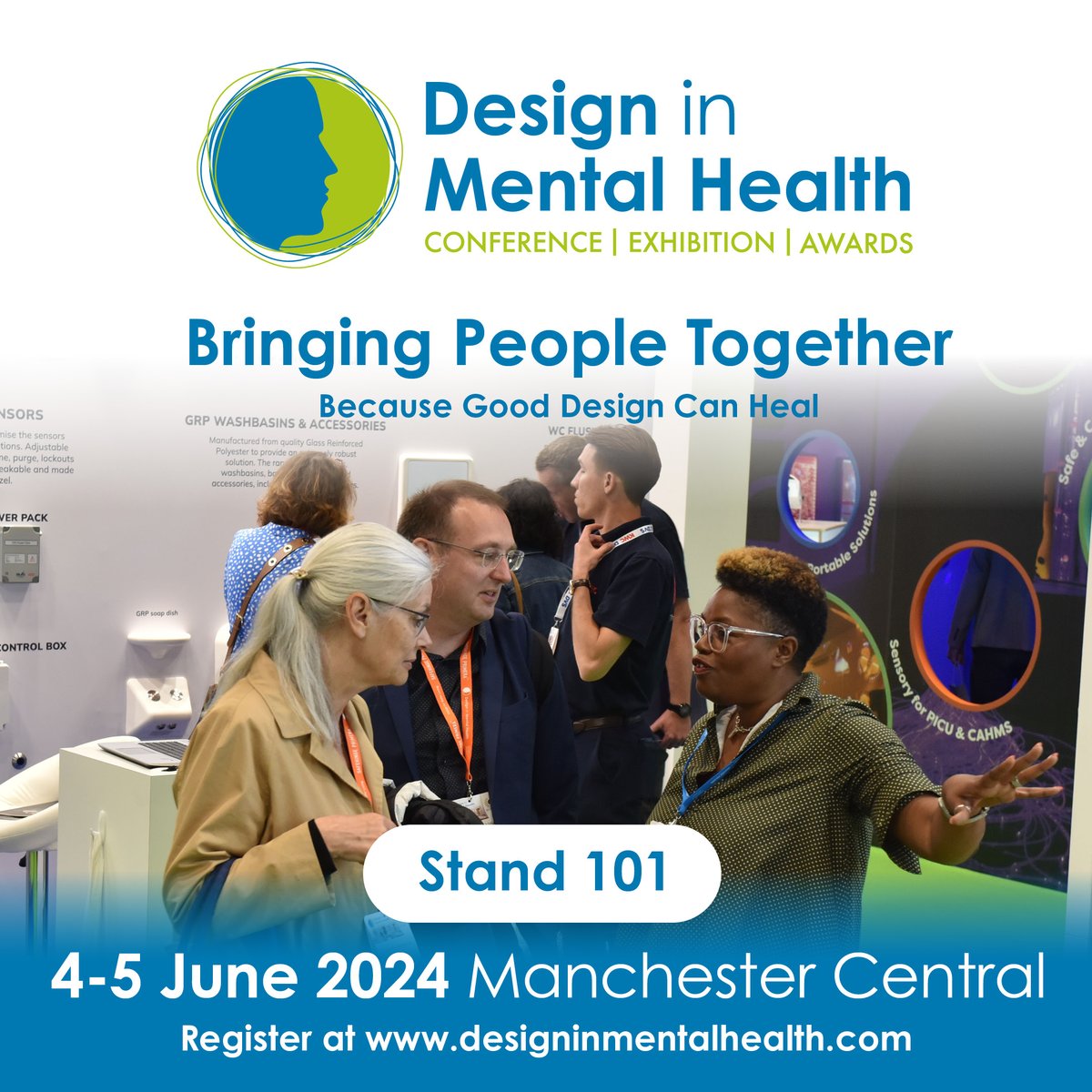 We are exhibiting at the Design in Mental Health Exhibition on 4th & 5th June at Manchester Central. Come and speak to the team about our range of damage resistant sanitaryware perfect for the health sector. @DIMHN #sanitaryware #healthcare #bathrooms #washrooms