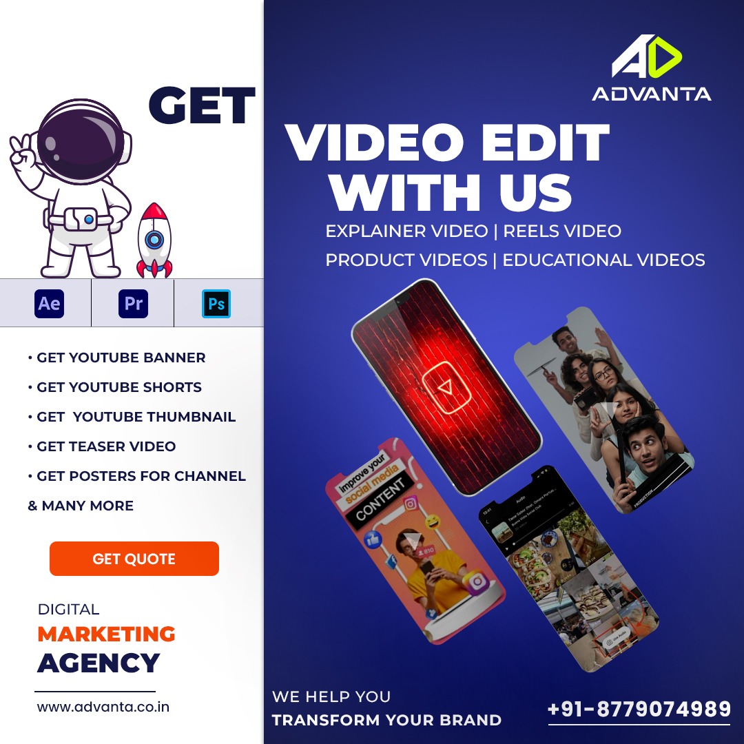 Get Video Edit With Us Transforming Moments into Masterpieces. Let's Craft Your Story Together With Our Expert Video Editing Services. 🎬✨ #EditWithUs #VideoMagic #aftereffect #photoshop #digitalmarketing #youtubeedit #youtubechannel #youtubevideo #youtubeteaser #shorts