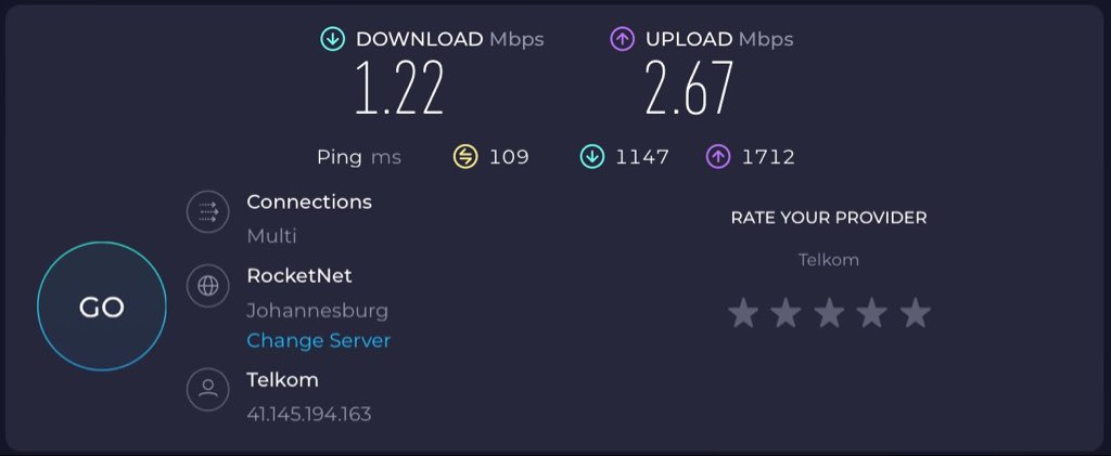 Toskaan's tweet photo. @TelkomZA what is this? Rain faster than you these days. How much do you think I can rate you? https://t.co/pSW1ZsleXw