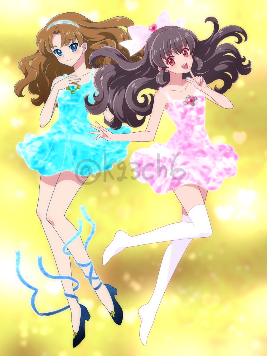 オリキュアの変身シーン描けて楽しかった！ リクエストありがとうご