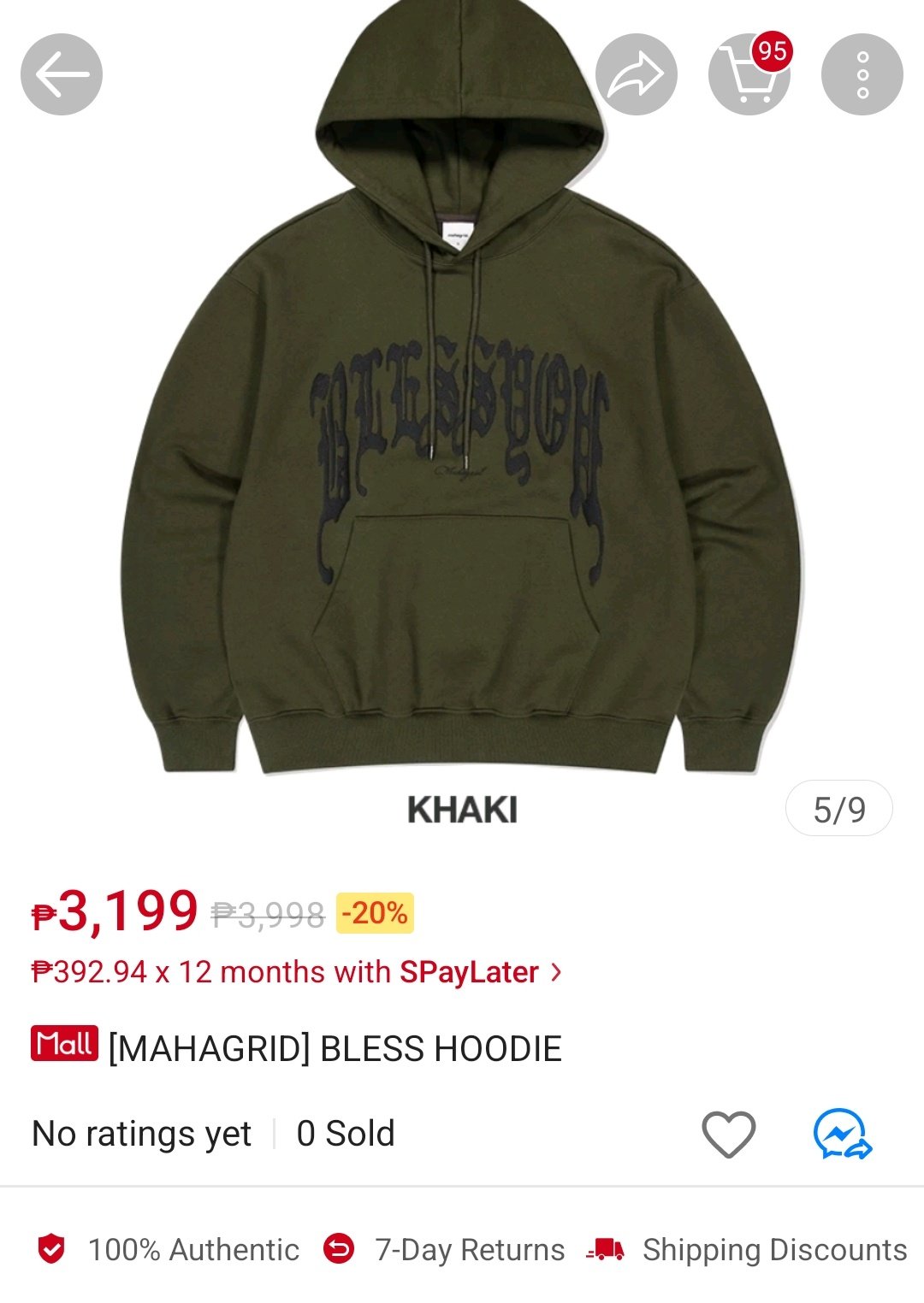 [ MAHAGRID]★ BLESS HOODIE BLESS HOODIE - mahagrid | 60% - Asian Fashion Online Store