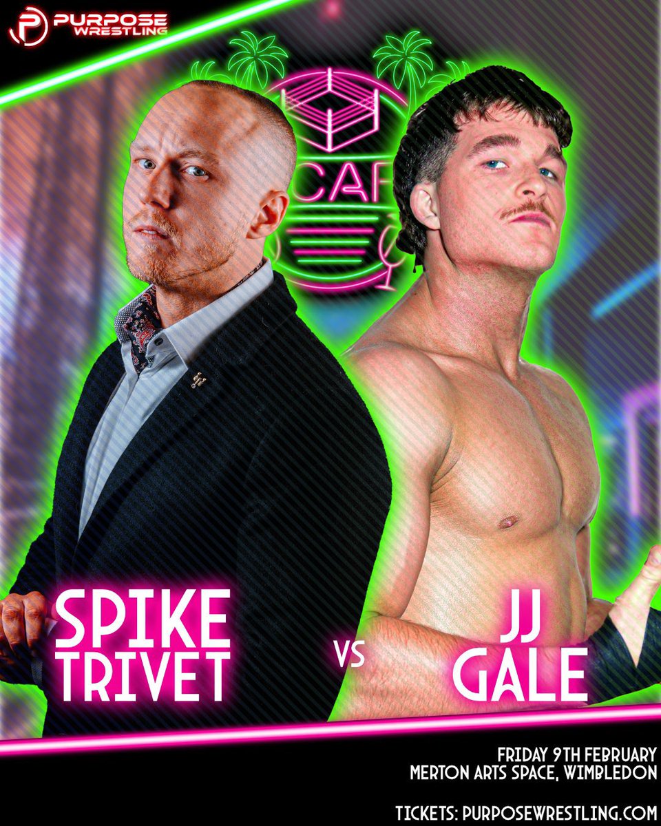 JoeScottMFC's tweet image. Tomorrow @wrestlepurpose at @MertonArtsSpace in London

#SpikeTrivet v @JJGale_PW