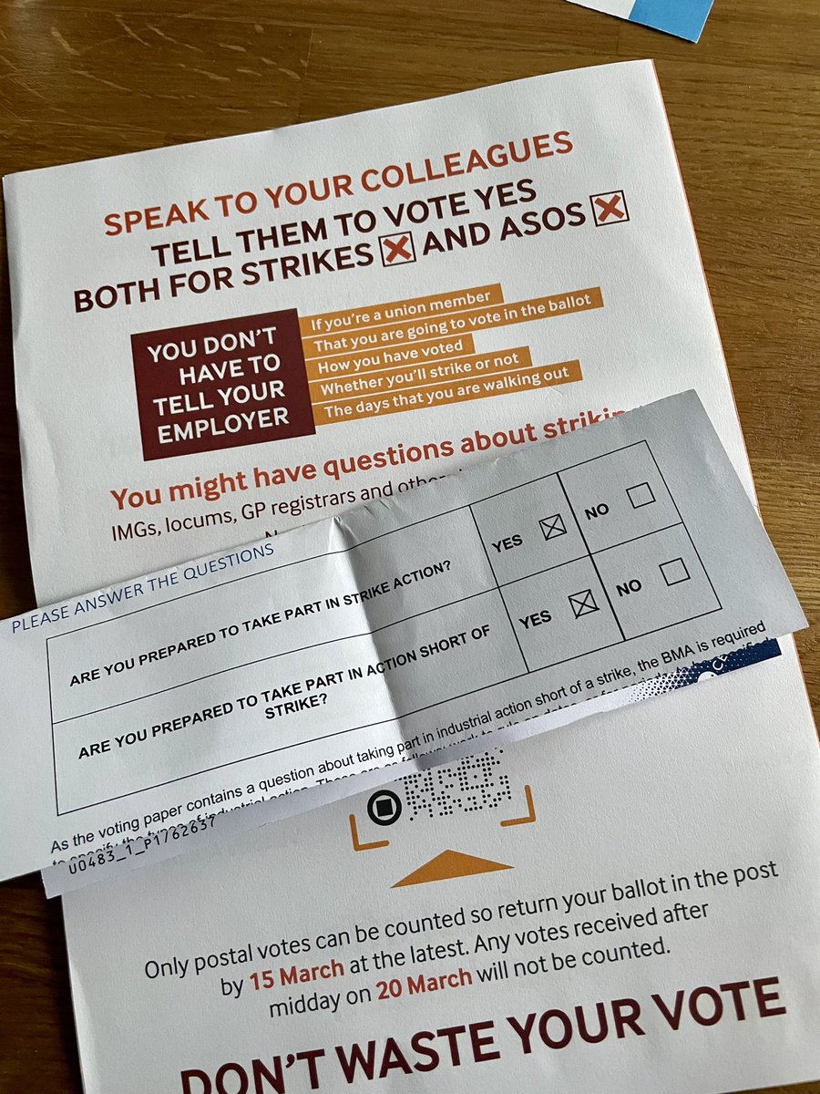 Catherine Bernard (@platform_crocss) on Twitter photo Time to vote yes once again.
Stick together. Strike together. Win together.
@BMA_JuniorDocs <a href="/RobLaurensonD4P/">Dr Robert Laurenson</a> Time to vote yes once again.
Stick together. Strike together. Win together.
@BMA_JuniorDocs <a href="/RobLaurensonD4P/">Dr Robert Laurenson</a>