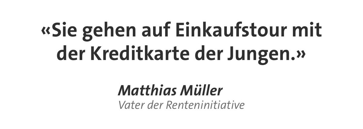 Es ist ☀️klar: Rot-Grün geht mit der 13. AHV-Rente auf Einkaufstour mit der Kreditkarte der Jungen.😠 Defizit bis 2050 würde gigantische 250 Mrd. betragen.😵‍💫 Das dürfen wir nicht zulassen! Gemeinsam für ein NEIN am 3. März.🩵 Denkt an die Jungen, die das berappen müssen.🙏