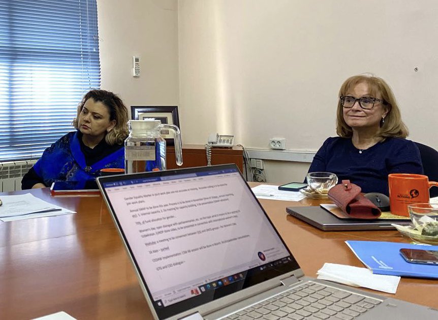 Today, UNAIDS in Uzbekistan joined the UN Gender Theme Group meeting to advance gender equality in #HIVResponse. Together, we aim for zero new infections, discrimination, and AIDS-related deaths #UNAIDS #GenderEquality