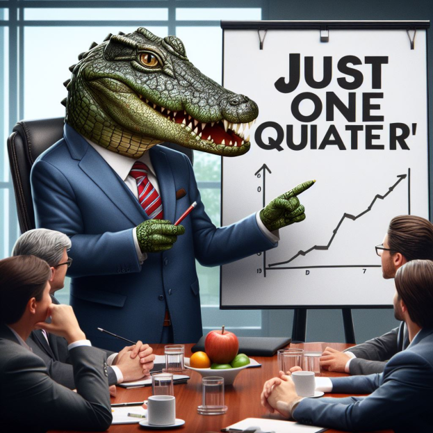 Edark94's tweet photo. JUST ONE QUIATER (spelt wrong because crocodiles lack opposable thumbs, duh) MFERS, BETTER BELIEVE IT $MMI.AX @respeculator @InspectionDeep https://t.co/huMhm1jfkA