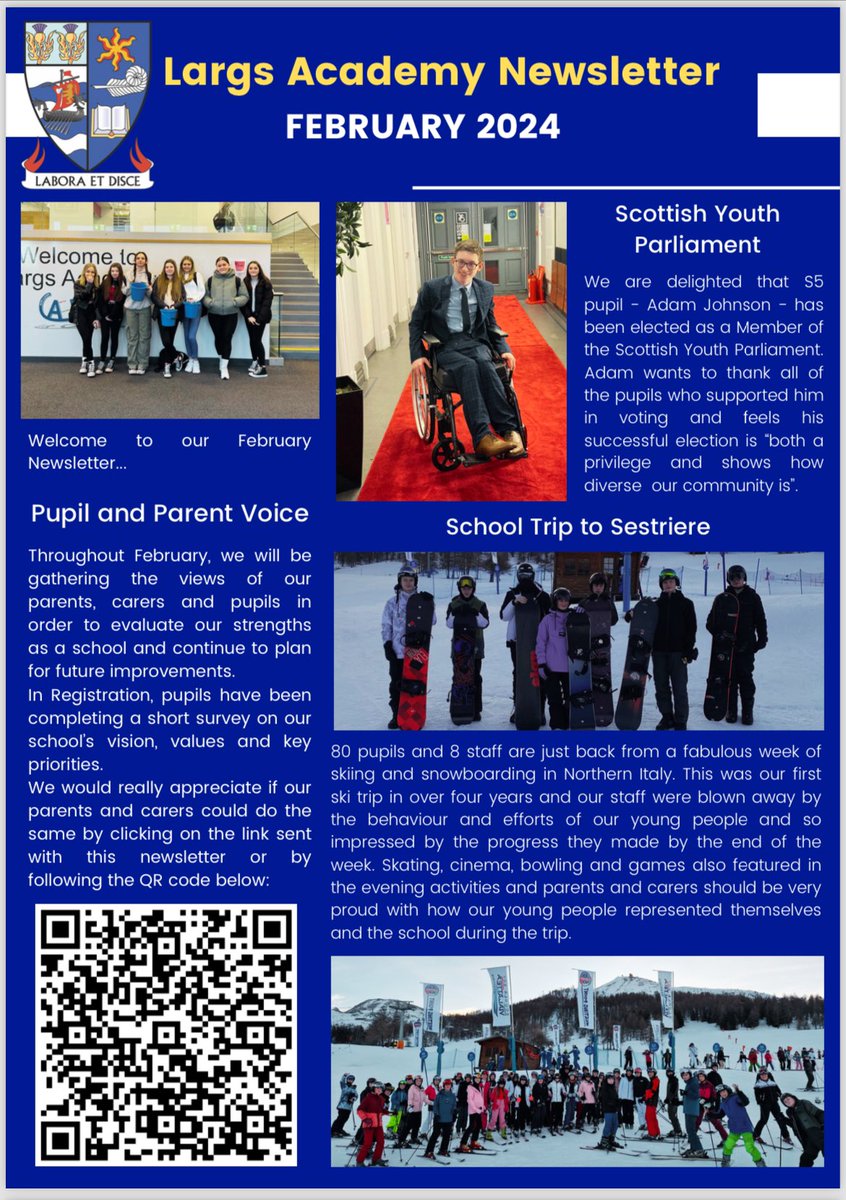 Largs Academy tweet media