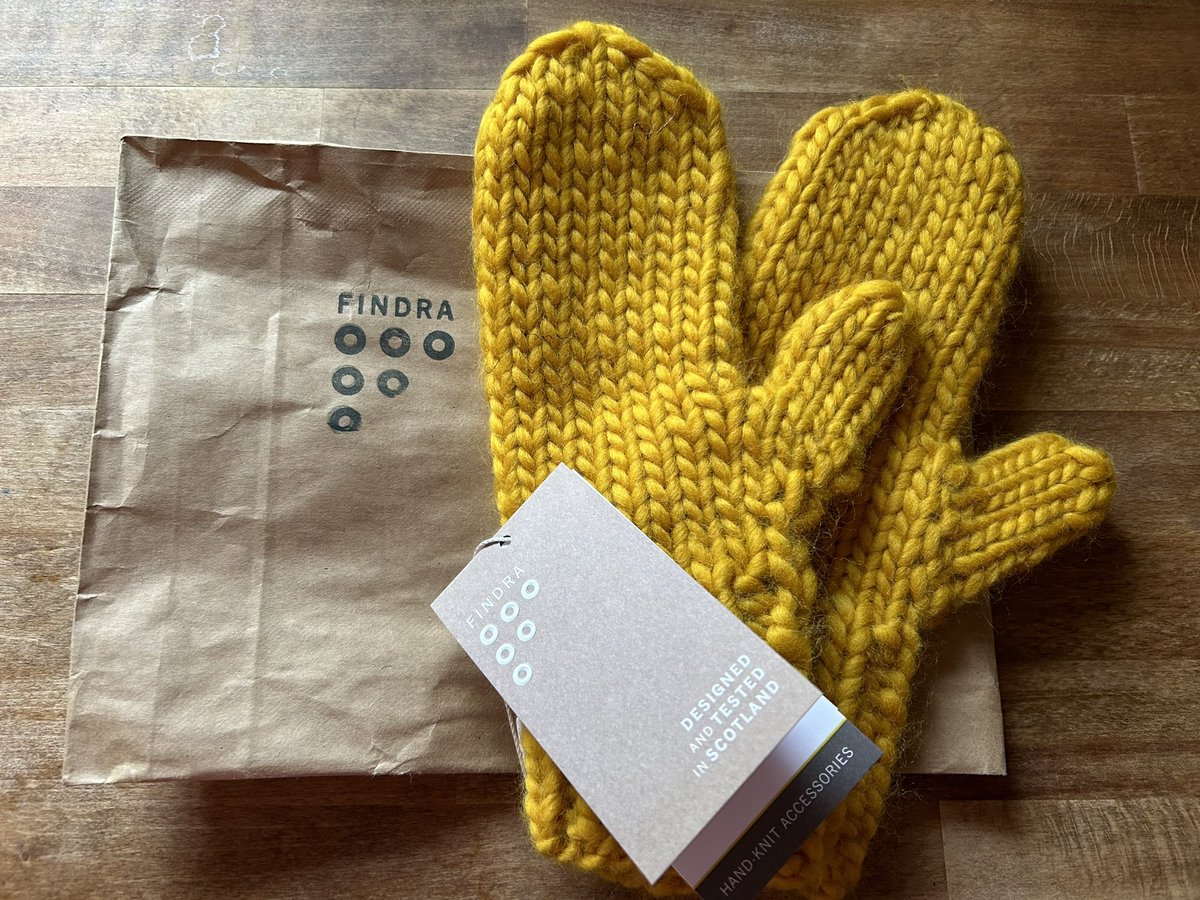 Paging @hunstantonsmith and @Ginger_Tucci Best day possible for these to arrive, thanks both for the mitten guidance, off to secure a crocheted co ordinating string from @LizziMoussa