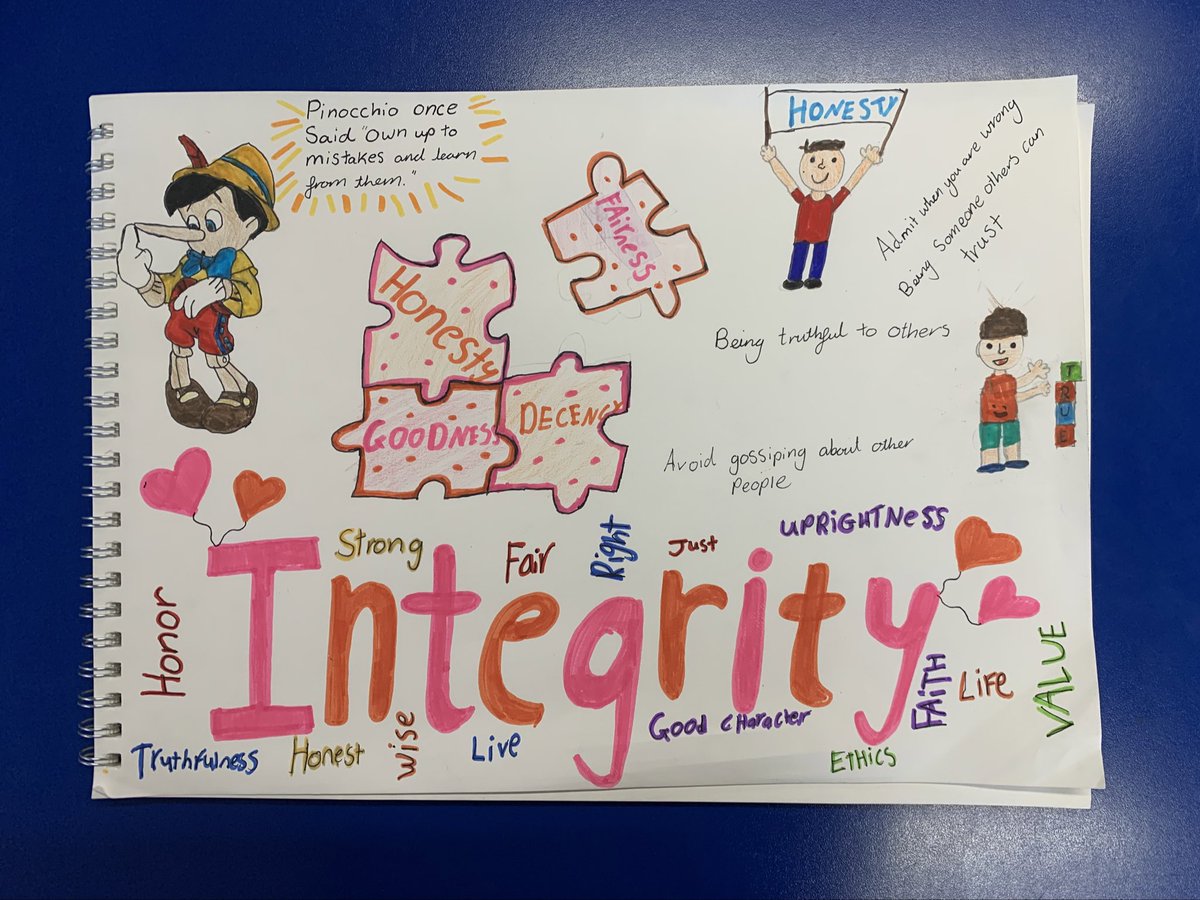 Caldercuilt's tweet photo. The upper school have been #MakingThinkingVisible and brainstorming their ideas about INTEGRITY this week for our meta-skill of the week! @skillsdevscot @mywowscotland @DYWGlasgow @GlasgowPedagogy https://t.co/OgEVbqvuSf