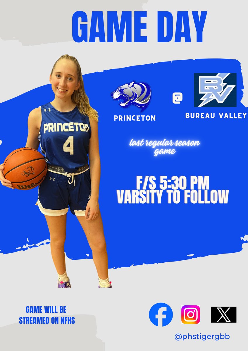 phstigergbb's tweet photo. Last regular season game tonight at Bureau Valley. Come out and support. F/S starts at 5:30 with varsity to follow. #phsgbb https://t.co/WIhecnJUIF
