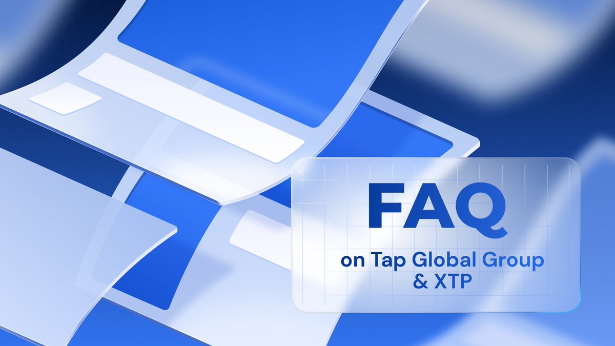 Following stakeholder engagement, we’ve prepared an FAQ to address questions related to XTP and how it partners with Tap Global Group. Click here to read the FAQ which also signposts plans in the works for optimising synergies: shorturl.ac/7d00p