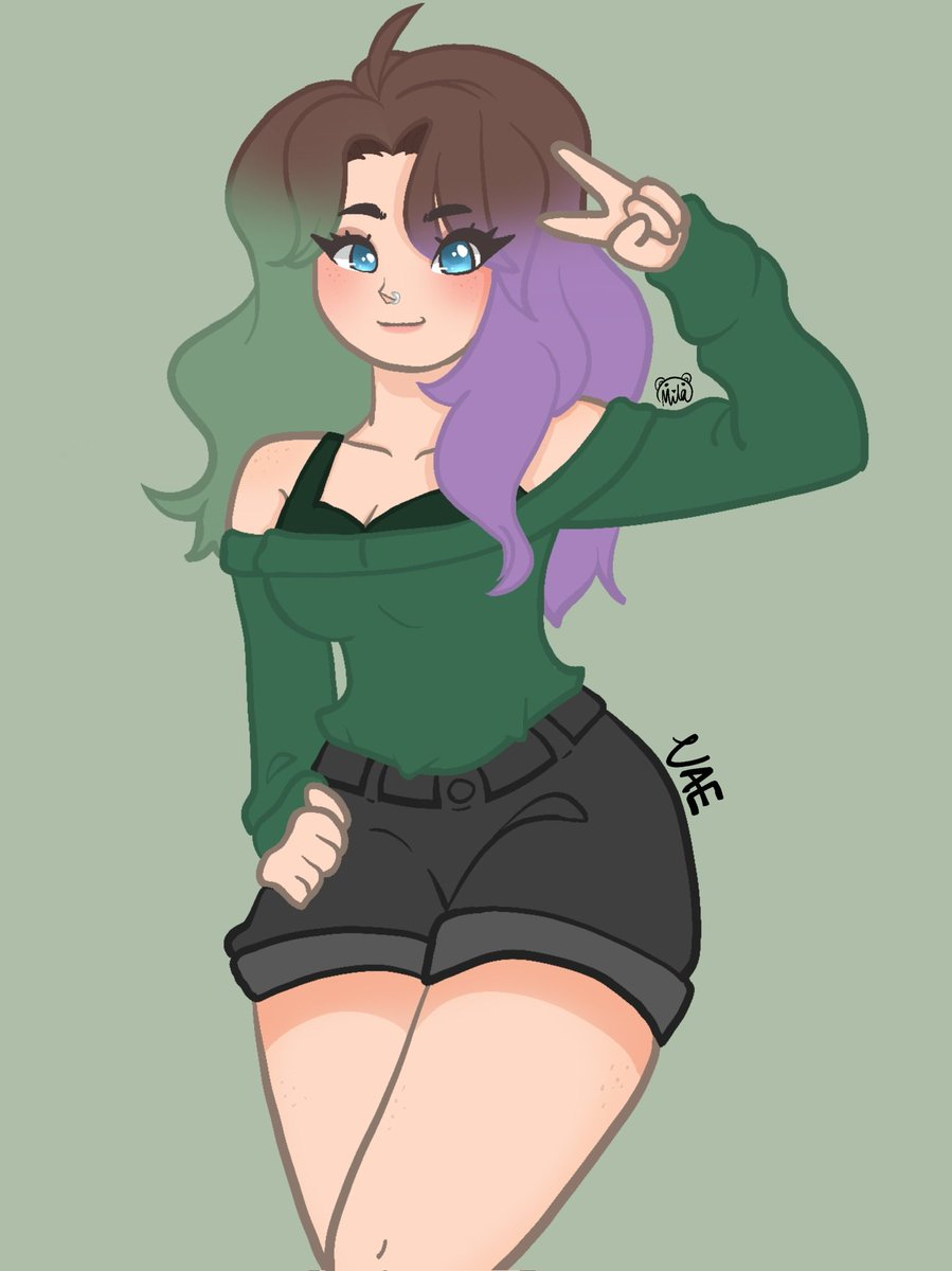 t1ttymilq's tweet photo. Tried drawing my baby girl @defsnot_vae I love her 💕💕 https://t.co/15dkQUPrkN