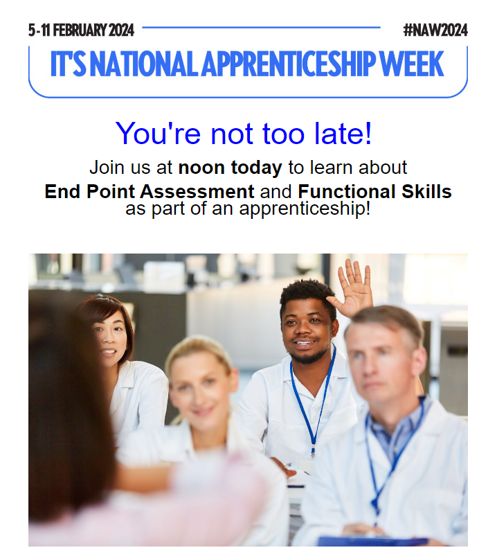 LAST CALL!

☑️Breaking the Barriers Thursday☑️

Join Sarah Burrows, Chief Education Officer, Sarah Lord from our End Point Assessment Organisation, VTCT Skillsfirst &amp; Alan Baybutt, Functional Skills Tutor

Register pma-uk.org/workshops/naw-… #NAW2024 #SkillsForLife #Apprenticeships