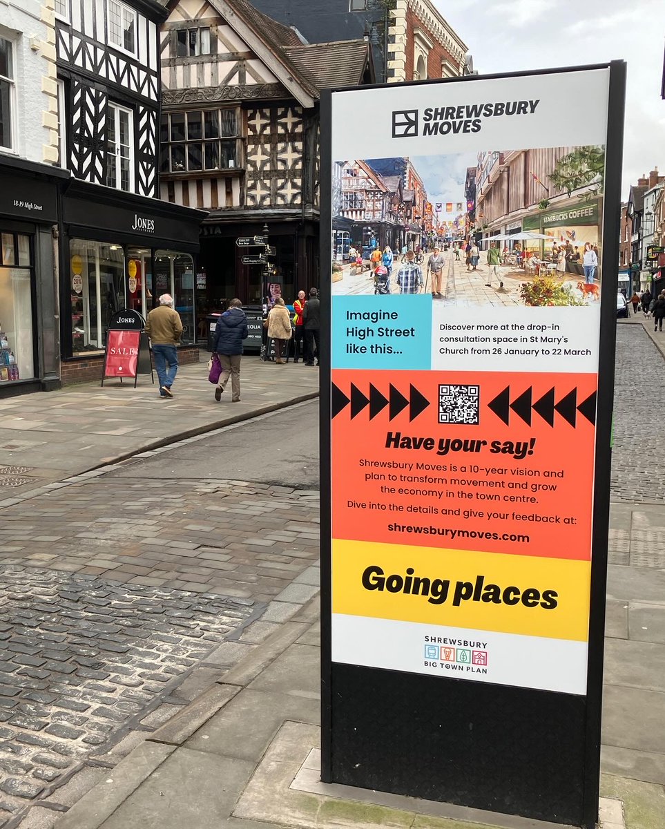 bigtownplan's tweet photo. Have you seen the Shrewsbury Moves Town Trail yet? Follow the map to see images of how these areas of town could change in the coming years - and then tell us what you think!

More info at https://t.co/e9pdnbct3J 

#shrewsburymoves #shrewsburybigtownplan https://t.co/UrBHjC6NqI