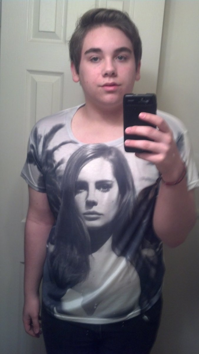 Freshman year of high school my history teacher asked who was on my shirt in front of the class and I said my grandma