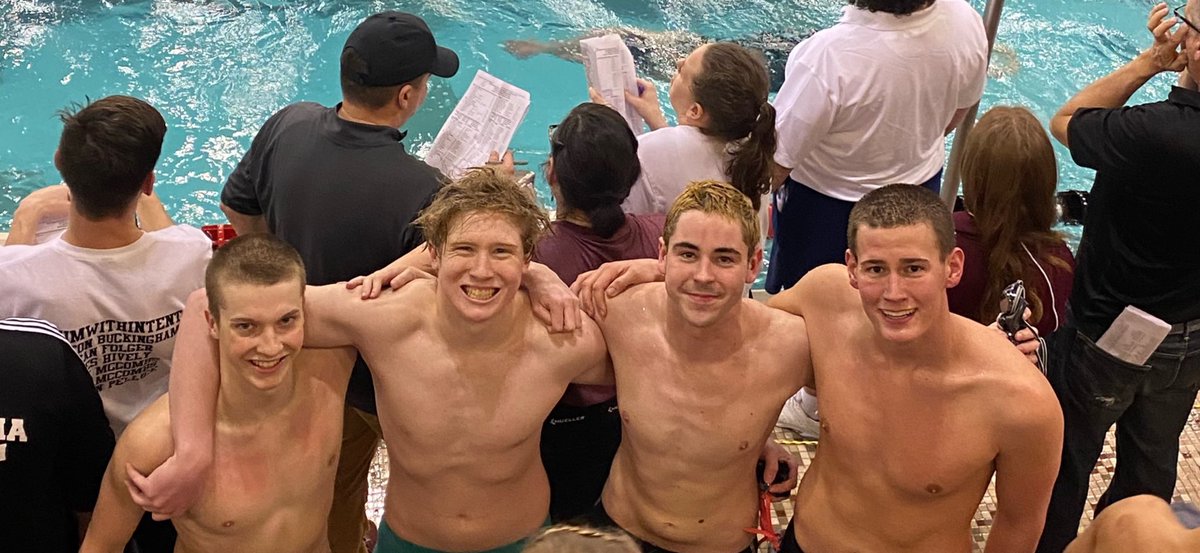 Returning tomorrow in the 200 Free Relay-Reed, Tyler, Tommy and Noah!  <a href="/ChagrinAD/">Chagrin Athletics</a> <a href="/cfhs_swimteam/">CFHS Swimming</a>