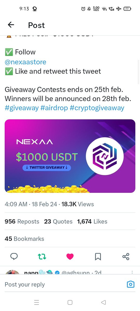 Myohann7's tweet photo. @nexaastore https://t.co/sVSaNBswXD
