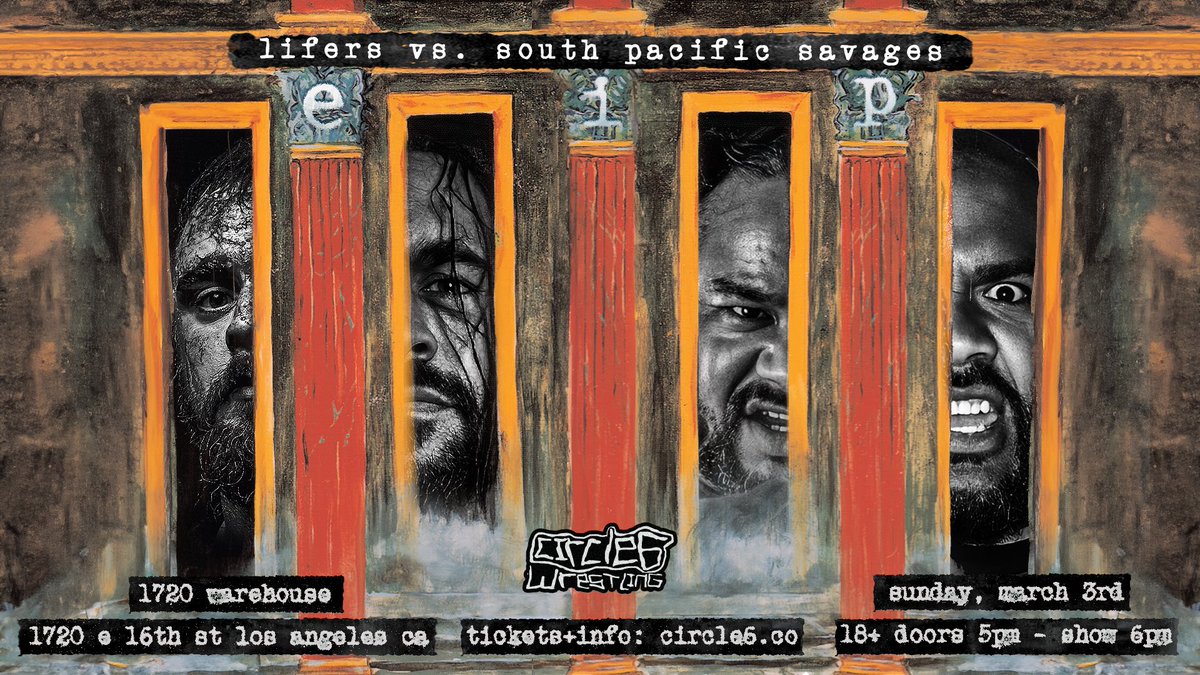 🚨LOS ANGELES UPDATE🚨 The main event of our 2 year anniversary show will be The Lifers @ThrashJustice & @BobbyBeverly vs The South Pacific Savages (@SAMOANWEREWOLF & @JourneyFatu) in a STEEL CAGE!! Sunday March 3 // doors 5 show 6 @1720warehouse Get your tickets today!…